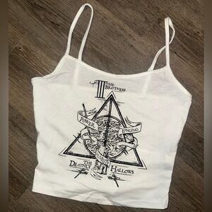 NWT Harry Potter Deathly Hallows Tank Top Size XS